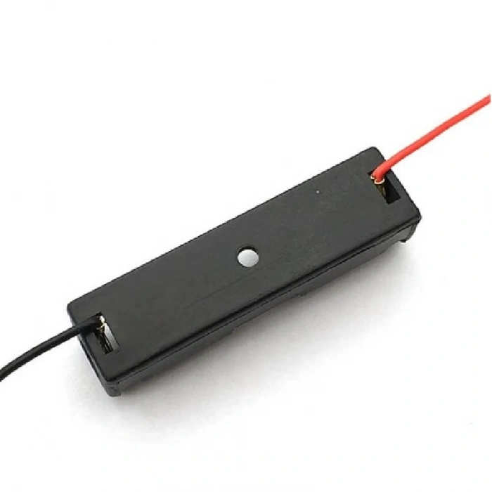 1li AA Pil Yuvası - Pil Yatağı, Tekli AA Pil Kutusu