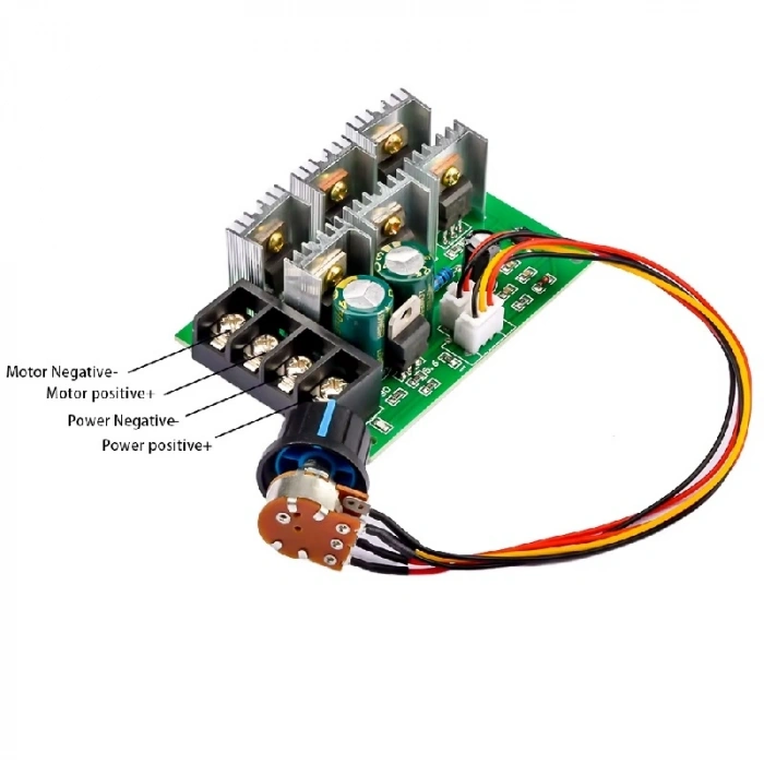 2000W DC 9V-55V 40A PWM DC Motor Hız Kontrolcüsü
