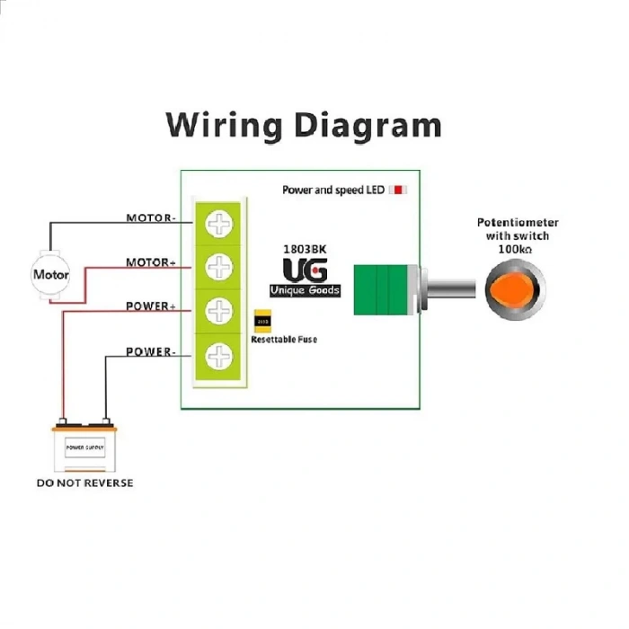 2A DC 15V Motor Pwm Hız Kontrol Devresi