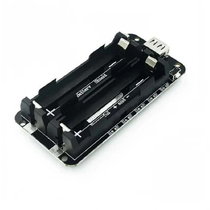 2x 18650 Pil Şarj Kartı V8 Battery Shield Lityum Li-On Powerbank