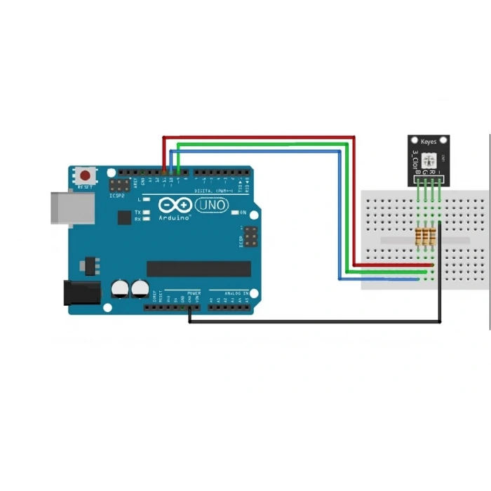 3 Renkli RGB Led Modülü - SMD RGB Led (KY-009)