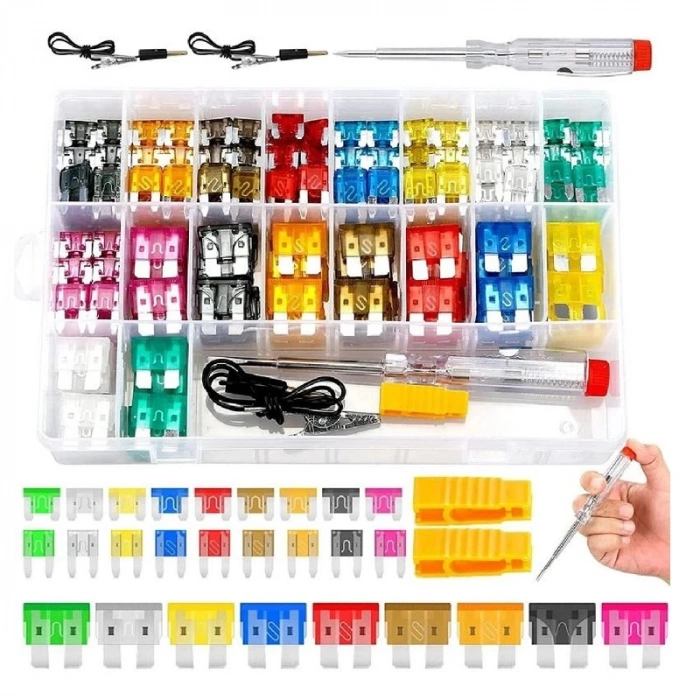 306 Parça Araç Sigorta Seti (Mini / Büyük Boy Bıçak Tip)