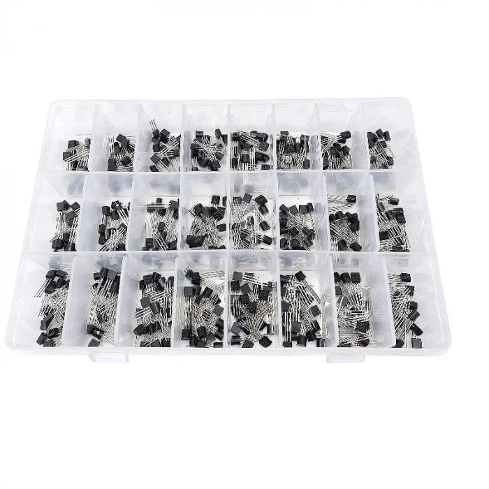 480 Adet Transistör Seti TO-92 Kılıf 24 Çeşit - Kutulu