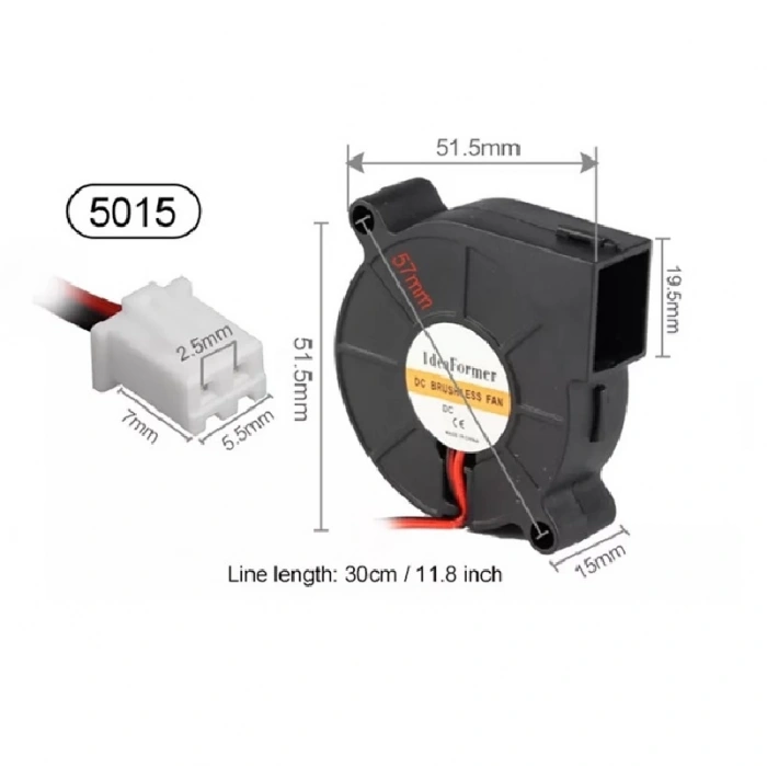 5015 Salyangoz Fan 12V