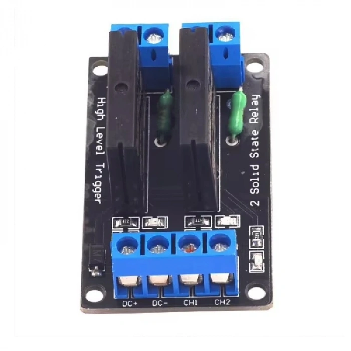 5V - 2 Kanal Solid State Röle Kartı (5V 2A)
