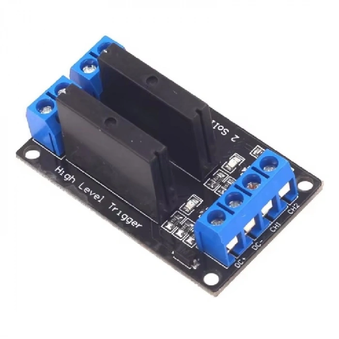 5V - 2 Kanal Solid State Röle Kartı (5V 2A)