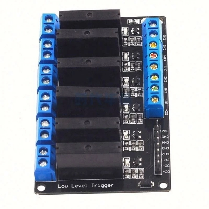 5V - 6 Kanal Solid State Röle Kartı (5V 2A)