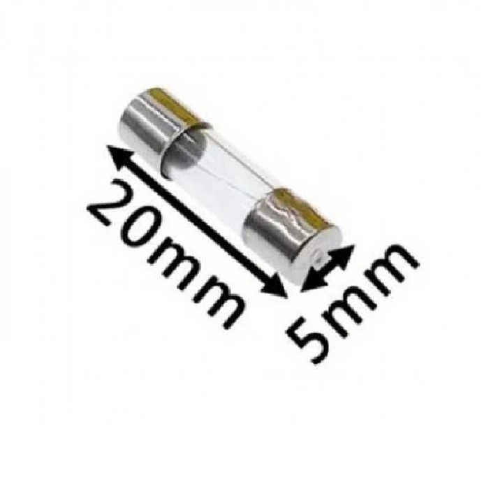 5x20mm Cam Sigorta Seti Kutulu - 100 Adet