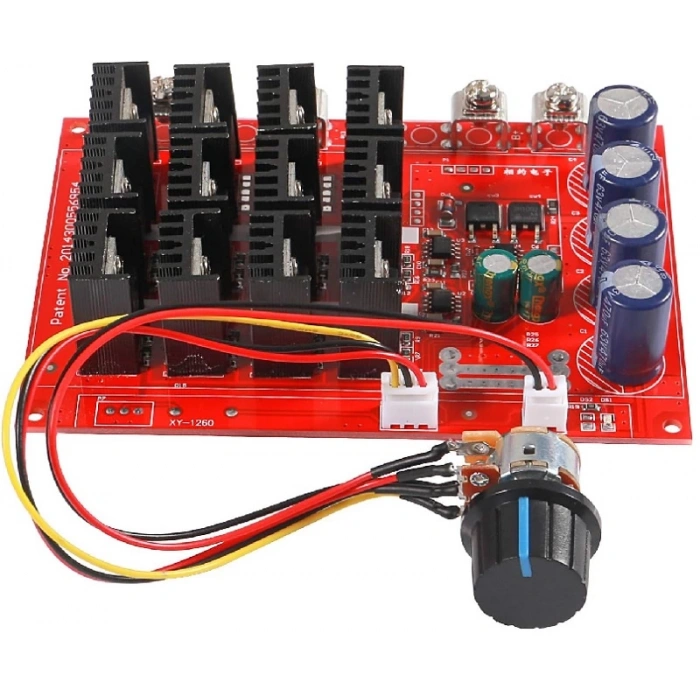 60A Motor Sürücü Hız Devresi 10V - 50V 3000W PWM 12V 24V 48V