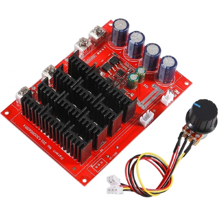60A Motor Sürücü Hız Devresi 10V - 50V 3000W PWM 12V 24V 48V