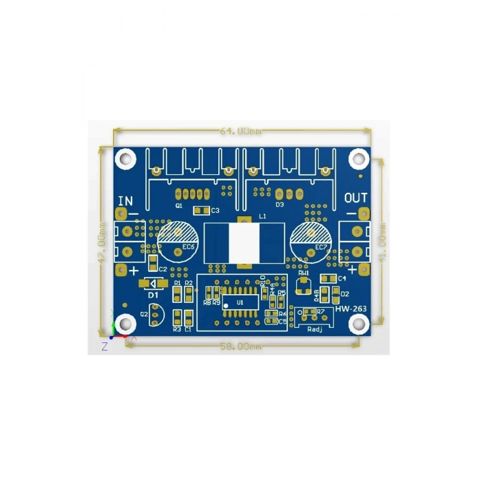 Xl4016 Voltmetreli Ayarlanabilir Güç Kaynağı ( Voltaj Düşürür )