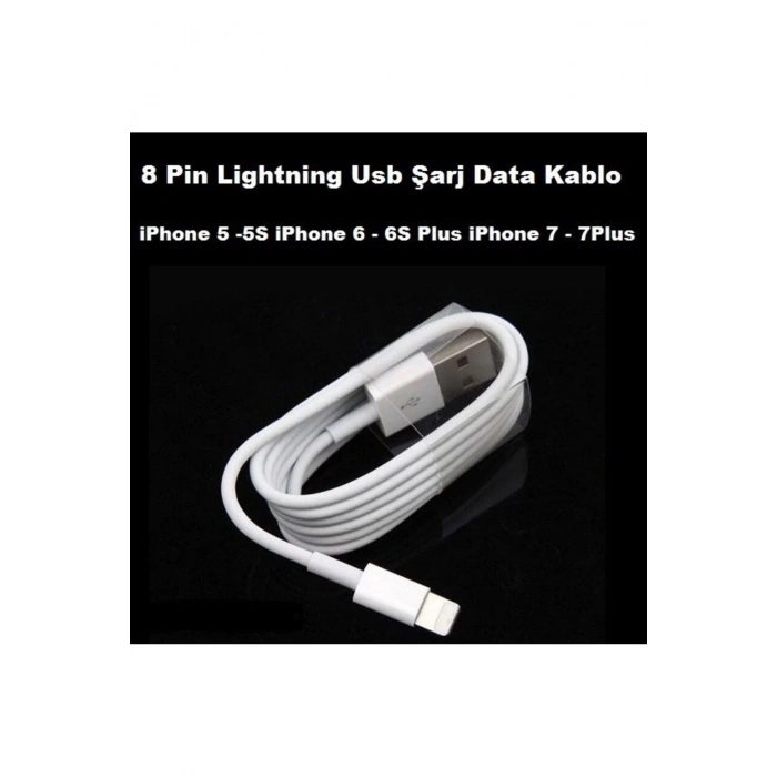 Iphone 5 5s Iphone 6 6s Plus Iphone 7 7plus Usb Şarj Data Kablo 8 Pin Lightning