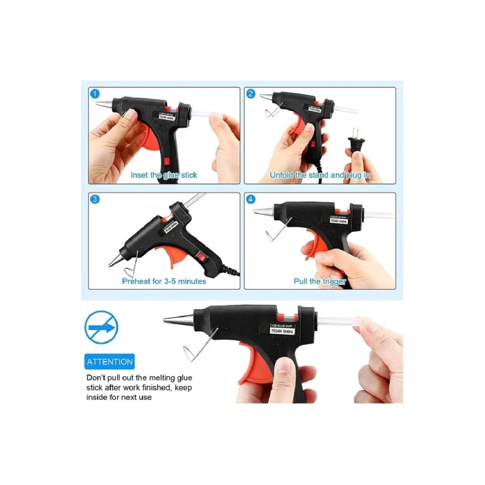 40 Watt Silikon Tabancası - 7 mm İnce