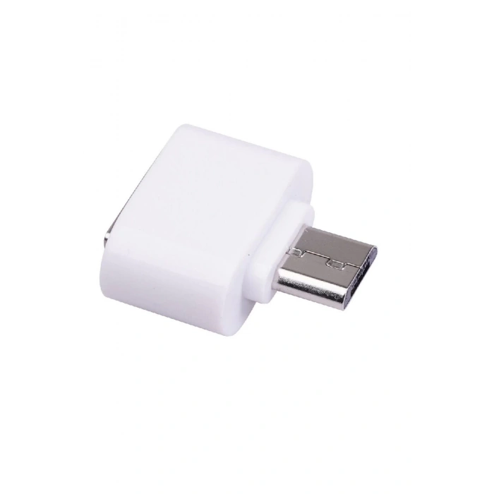 Mikro Usb Host Otg Dönüştürücü Çevirici Adaptör Beyaz