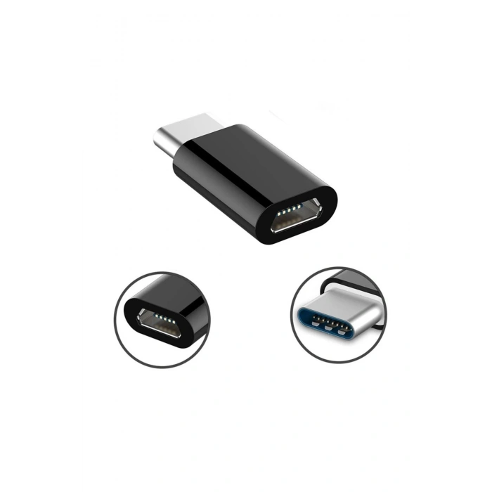 Usb 3.1 Type-c To Mikro Usb Şarj Çevirici Dönüştürücü Adaptör