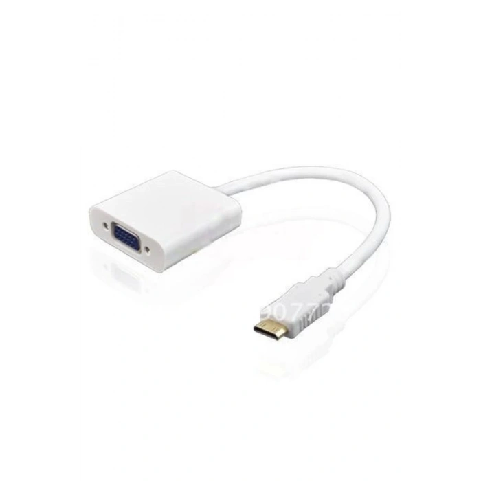 Mini Hdmi To Vga Tablet Ve Projeksiyon Uyum +ses