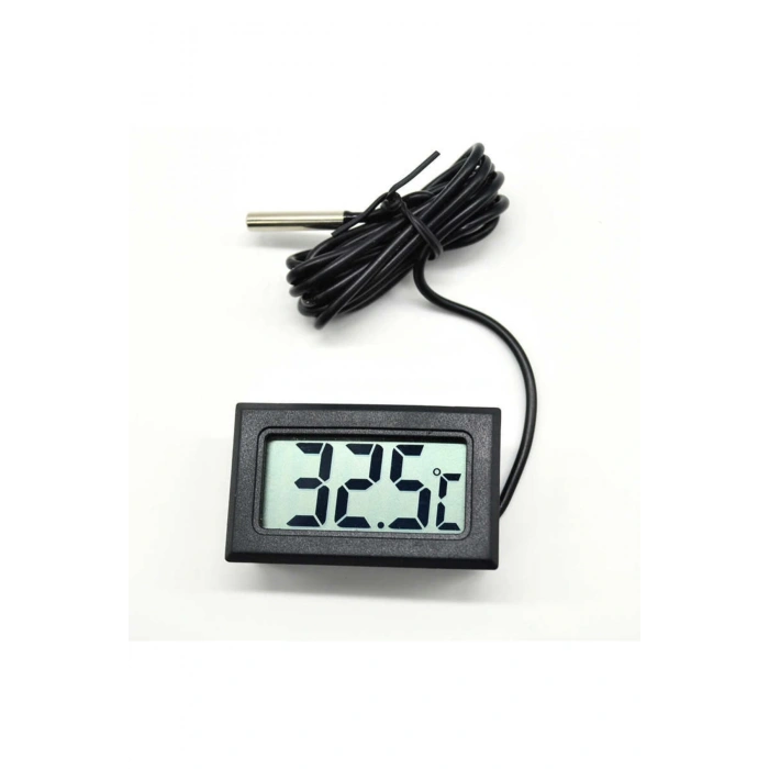 Sıcaklık Ölçer Problu Termometre Akvaryum Kuluçka Makinasi