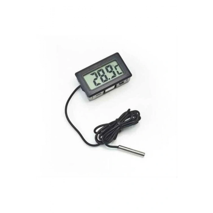 Sıcaklık Ölçer Problu Termometre Akvaryum Kuluçka Makinasi