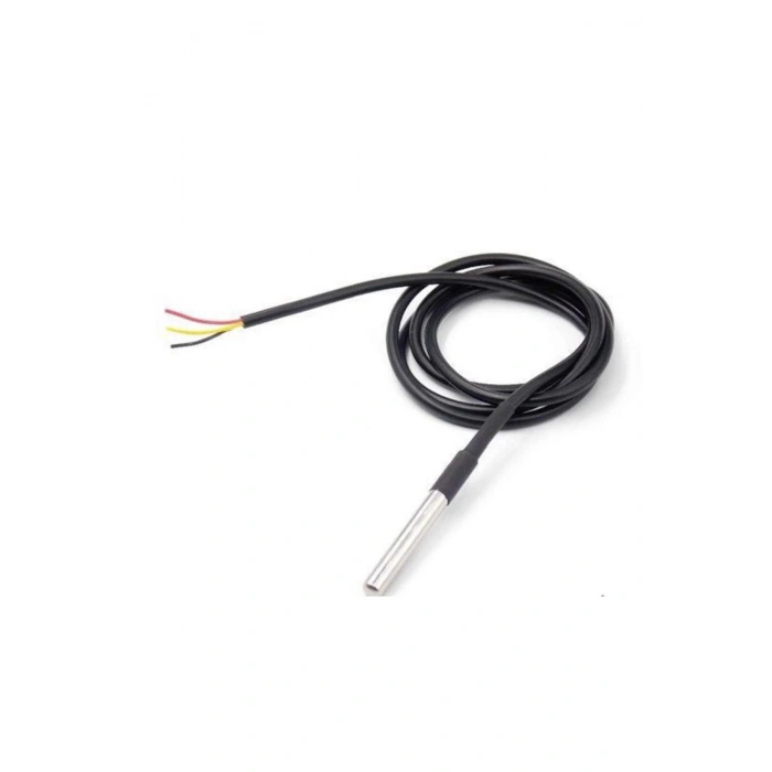 DS18B20 Su Geçirmez 1m Kablolu Dijital Isı Sıcaklık Sensörü