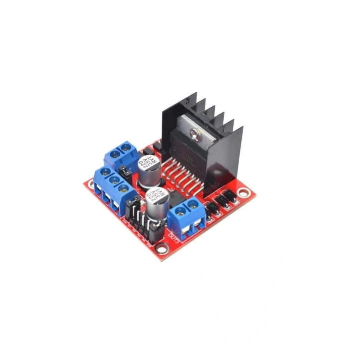 L298n Voltaj Regulatörlü Çift Motor Sürücü Kartı
