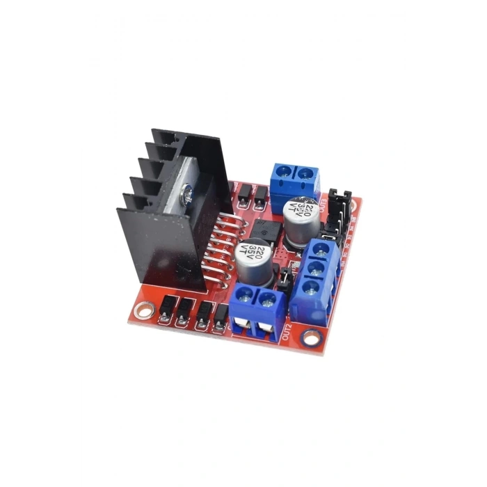 L298n Voltaj Regulatörlü Çift Motor Sürücü Kartı