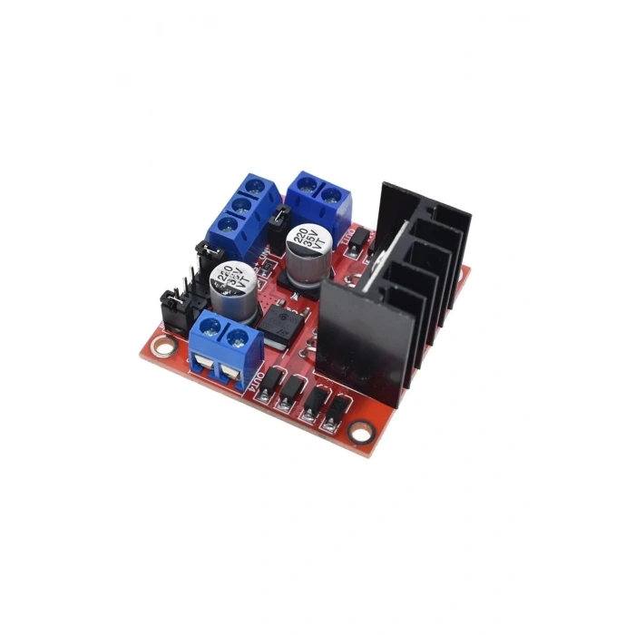 L298n Voltaj Regulatörlü Çift Motor Sürücü Kartı