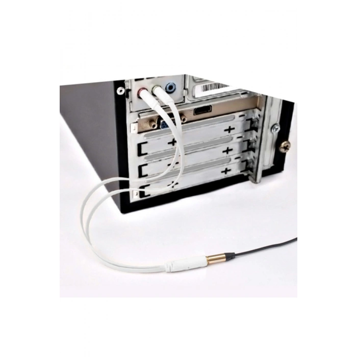 Kulaklık Mikrofon Çoklayıcı 3.5mm Splitter Swıtch Dönüştürücü