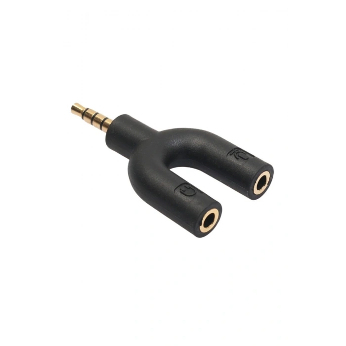 Mikrofon Kulaklık Birleştirici Adaptör Aparat