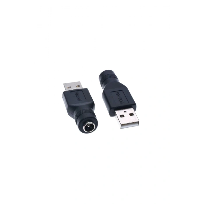 5.5*2.1mm Dişi To Usb 2.0 Erkek Soket Çevirici Power Adaptör Şarj Ucu