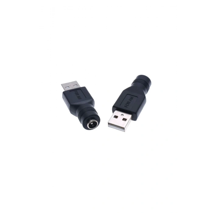 5.5*2.1mm Dişi To Usb 2.0 Erkek Soket Çevirici Power Adaptör Şarj Ucu