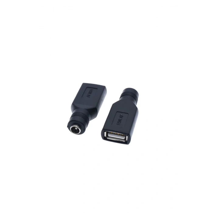 Adaptör Şarj Ucu 5.5x2.1mm To Usb 2.0 Soket Çevirici Power Adaptör