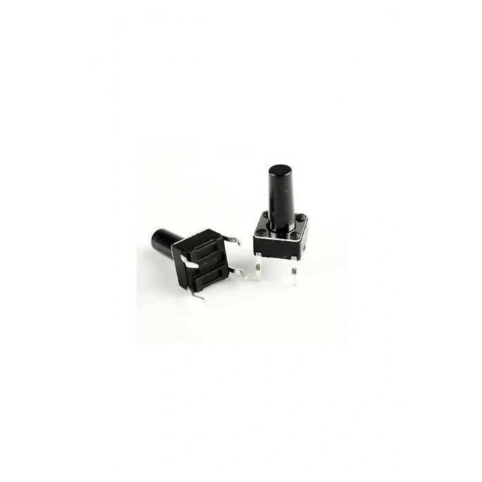 Tactile Push Button 6x6x10mm 4 Pin - 5 Adet