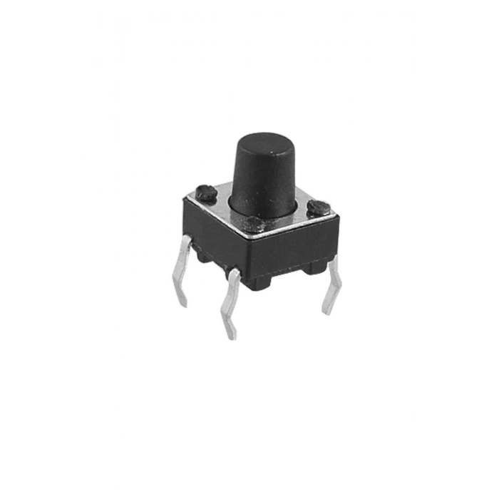 Tactile Push Buton Hobi Devreleri Için 6x6x8mm 4 Pin Küçük Buton - 5 Adet