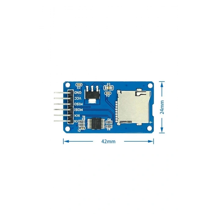 Arduino Mikro Sd Kart Okuyucu Modülü Micro Sd Card Module