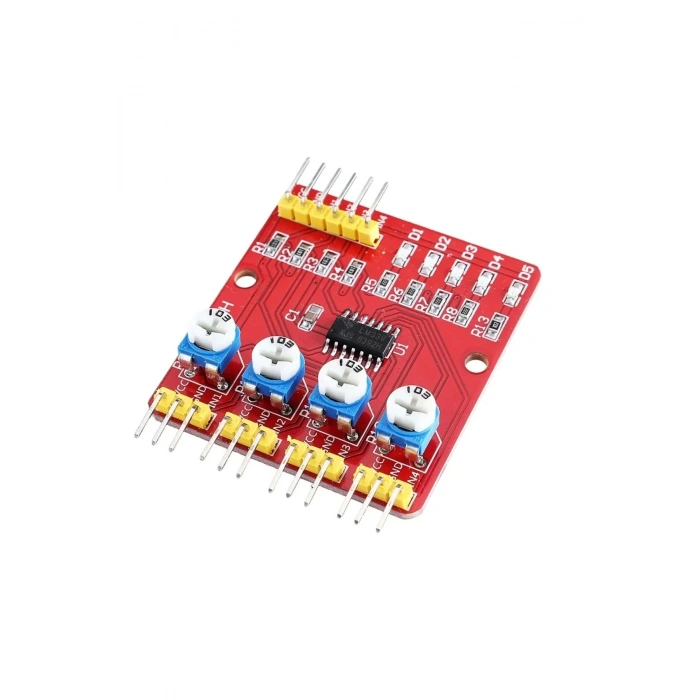 Arduino 4 Kanal Çizgi Izleyen Sensör Seti - 4 Way Tracking Module