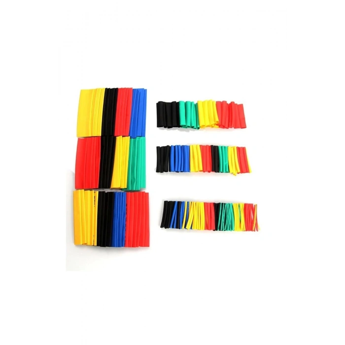 Isı Shrink Daralan Makaron Kablo Yalıtım Seti 328 Adet