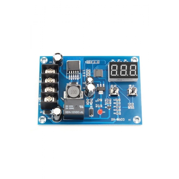 XH-M603 Jel Akü ve Lityum Pil Uyumlu Şarj Kontrol Devresi 12-24V