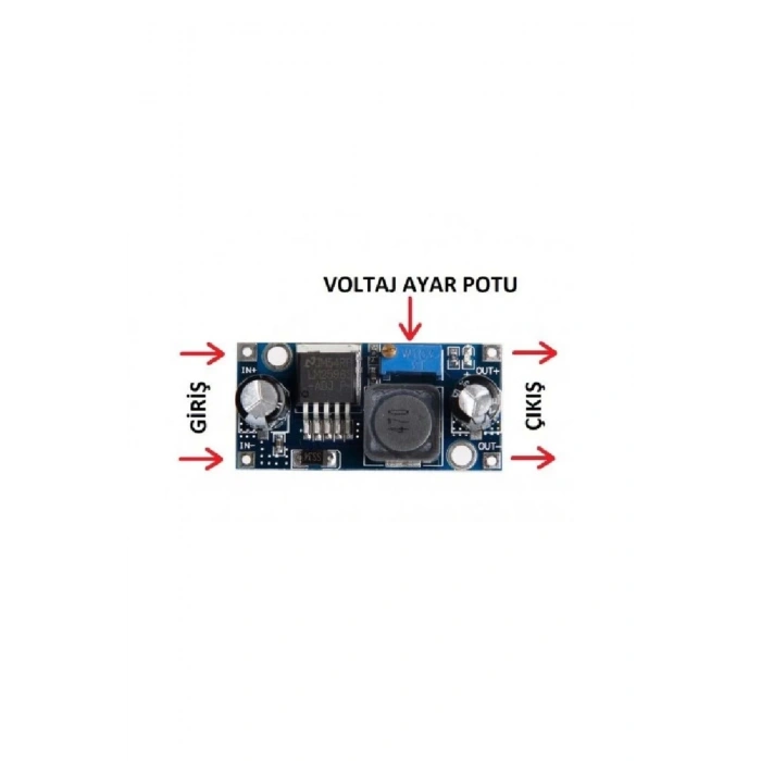 LM2596 3A DC-DC Voltaj Düşürücü Step Down Modül