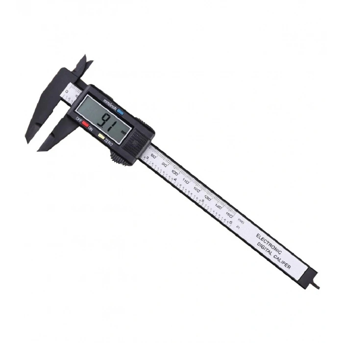 Kumpas Dijital Karbon Fiber Hassas 150Mm Kalınlık Ölçer
