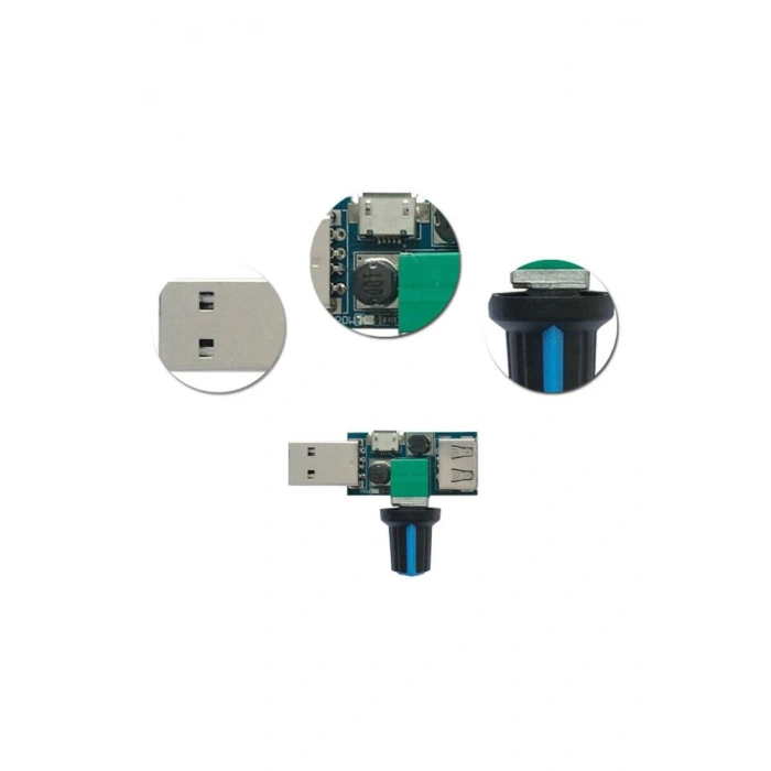 USB Fan Hız Kontrol Modülü - DC 5V-12V 5W