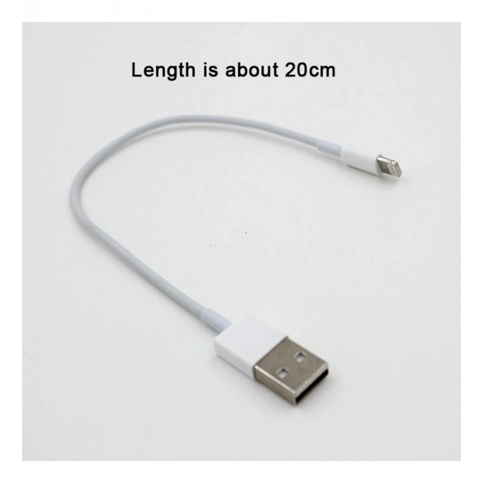 iPhone 5 5S 5C 6 6S Plus 7 7S Plus Hızlı Şarj Data Kablosu 20cm