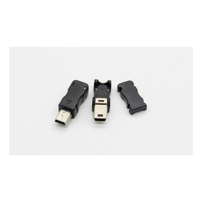 5 Pin Mini Usb Plastik Kapaklı Konnektör