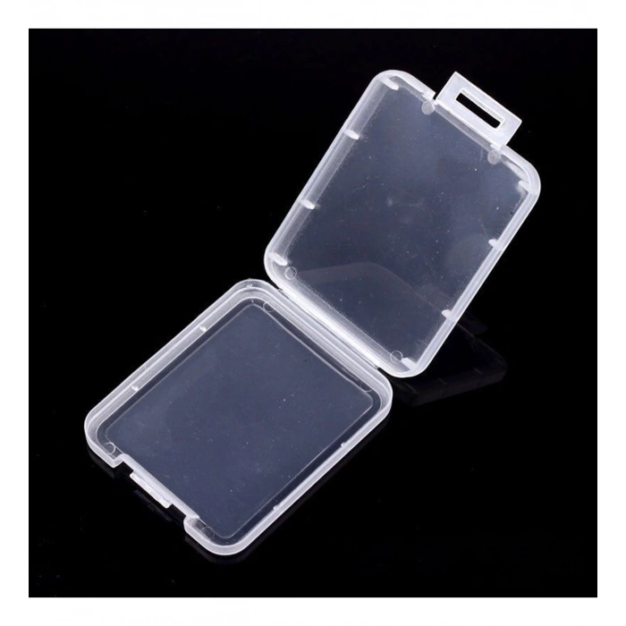 Compact Flash - CF Hafıza Kartı Koruma Kutusu Şeffaf
