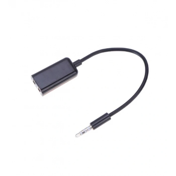 Mp3 Mp4 iPod iPhone iPad Pc Notebook Kulaklık Çoklayıcı Splitter - Siyah