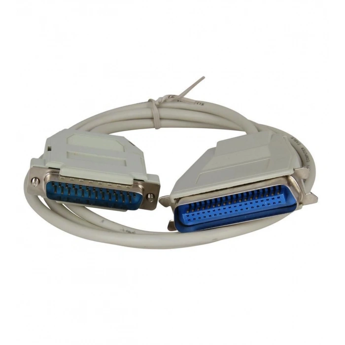 LPT DB25 Pin Paralel Erkek Erkek Yazıcı Kablosu 1.8 Metre