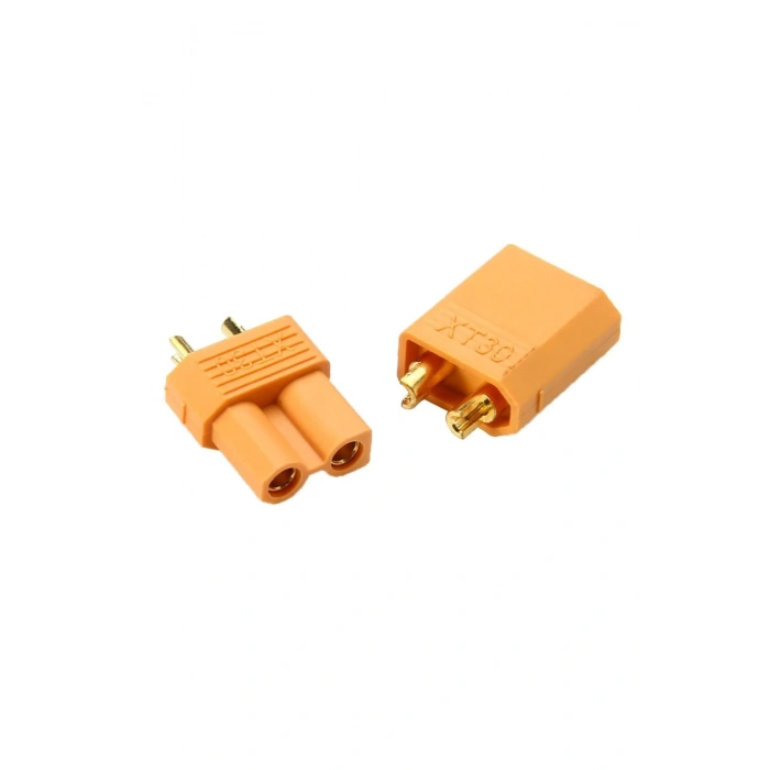 XT-30 Konnektör XT30 Dişi + Erkek Çift Batarya Konnektörü..