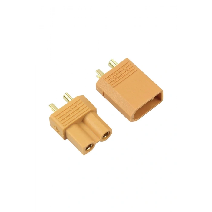 XT-30 Konnektör XT30 Dişi + Erkek Çift Batarya Konnektörü..