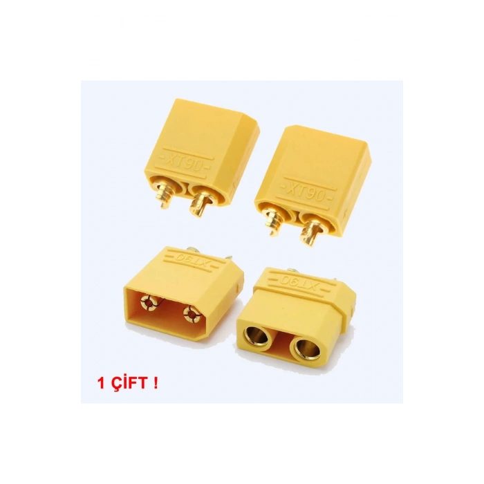 XT90 Konnektör Dişi Erkek Soket Çifti LiPo Pil Batarya Bağlantı