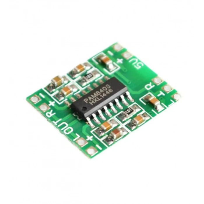 PAM8403 Mini 2x3w Stereo Ses Amfilikatörü D CLASS Amfi Yükseltici