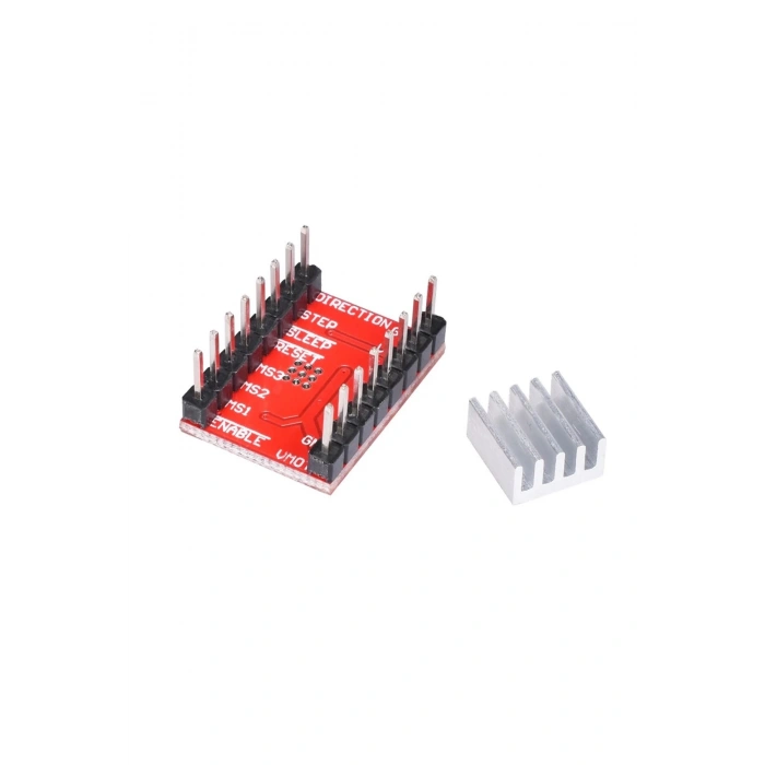 Step Motor Sürücü Kartı A4988 Soğutuculu